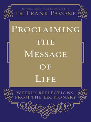 cover image of Proclaiming the Message of Life